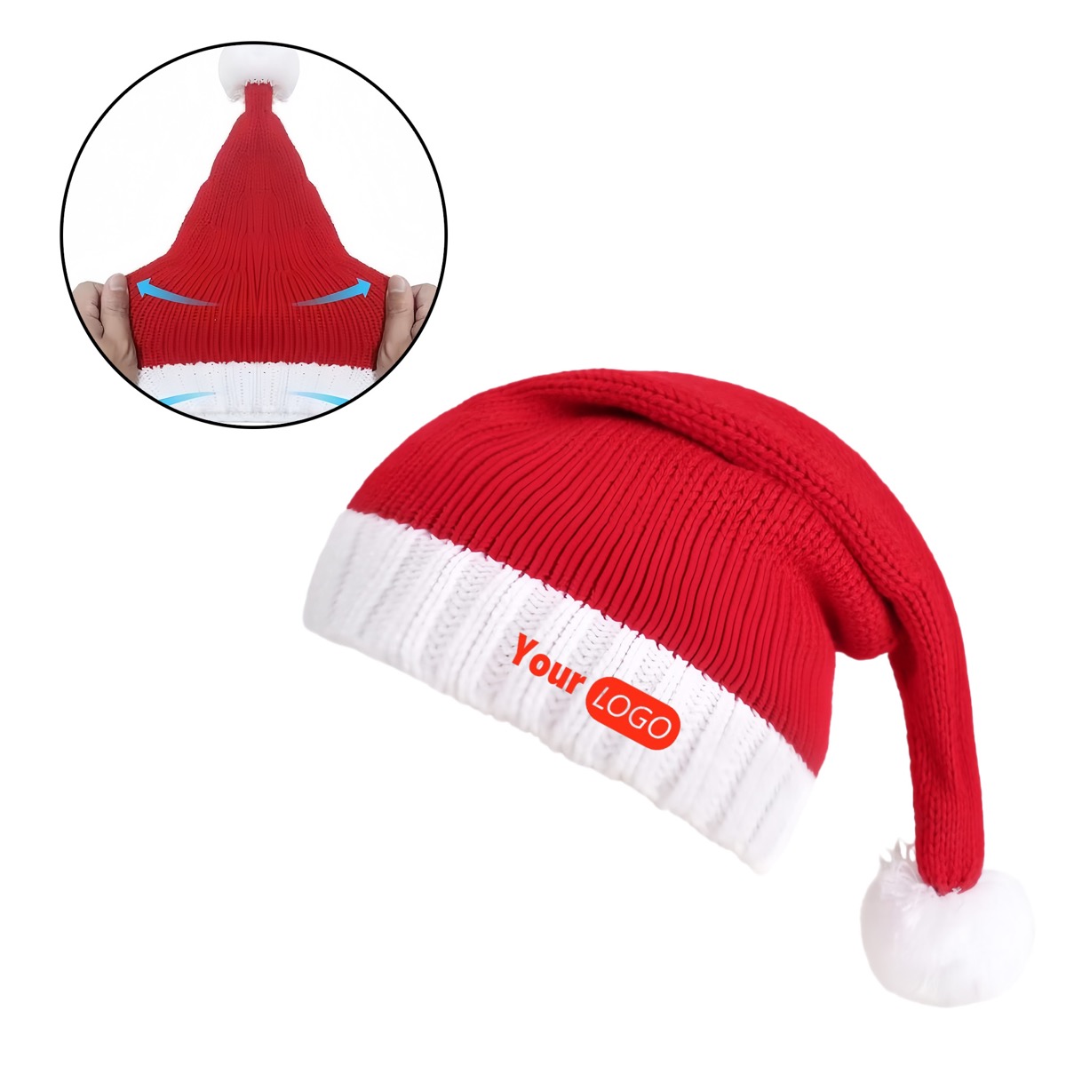 Christmas Knitted Hat with Good Fit 2