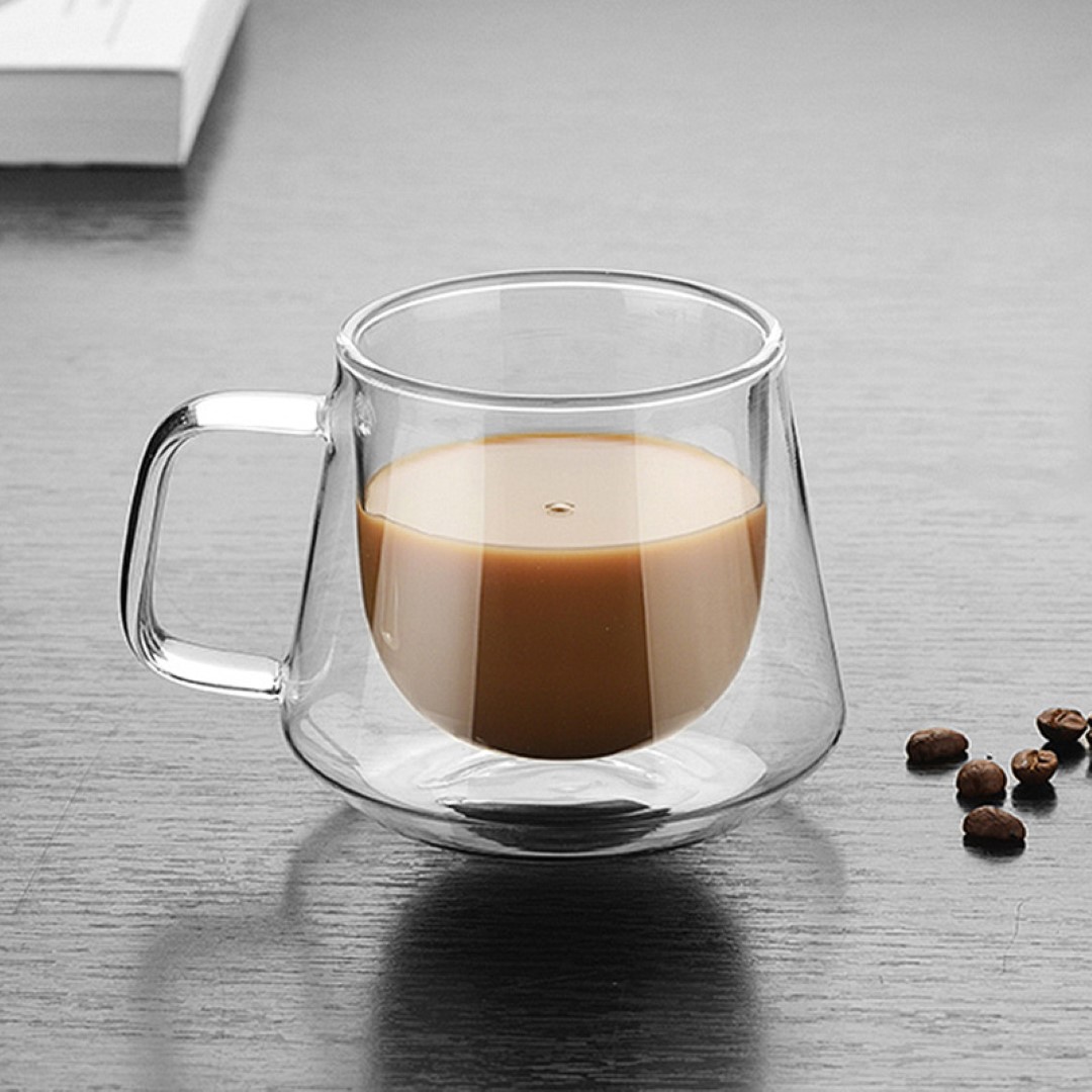Double Walled Glass Coffee Cups 4