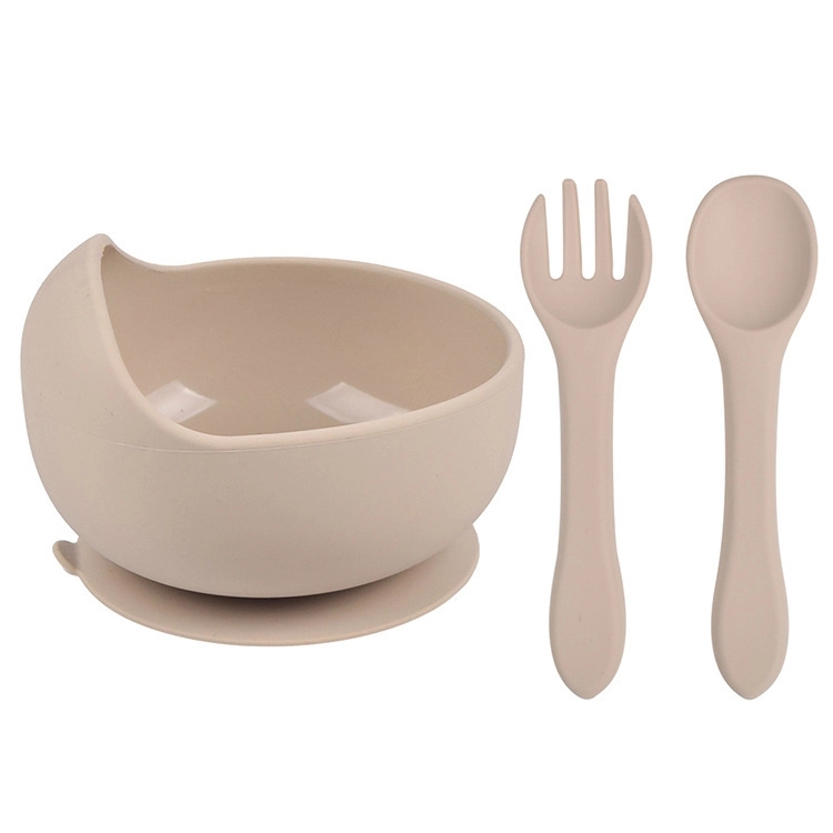 Silicone Suction Bowls for Baby with Spoon and Fork 28