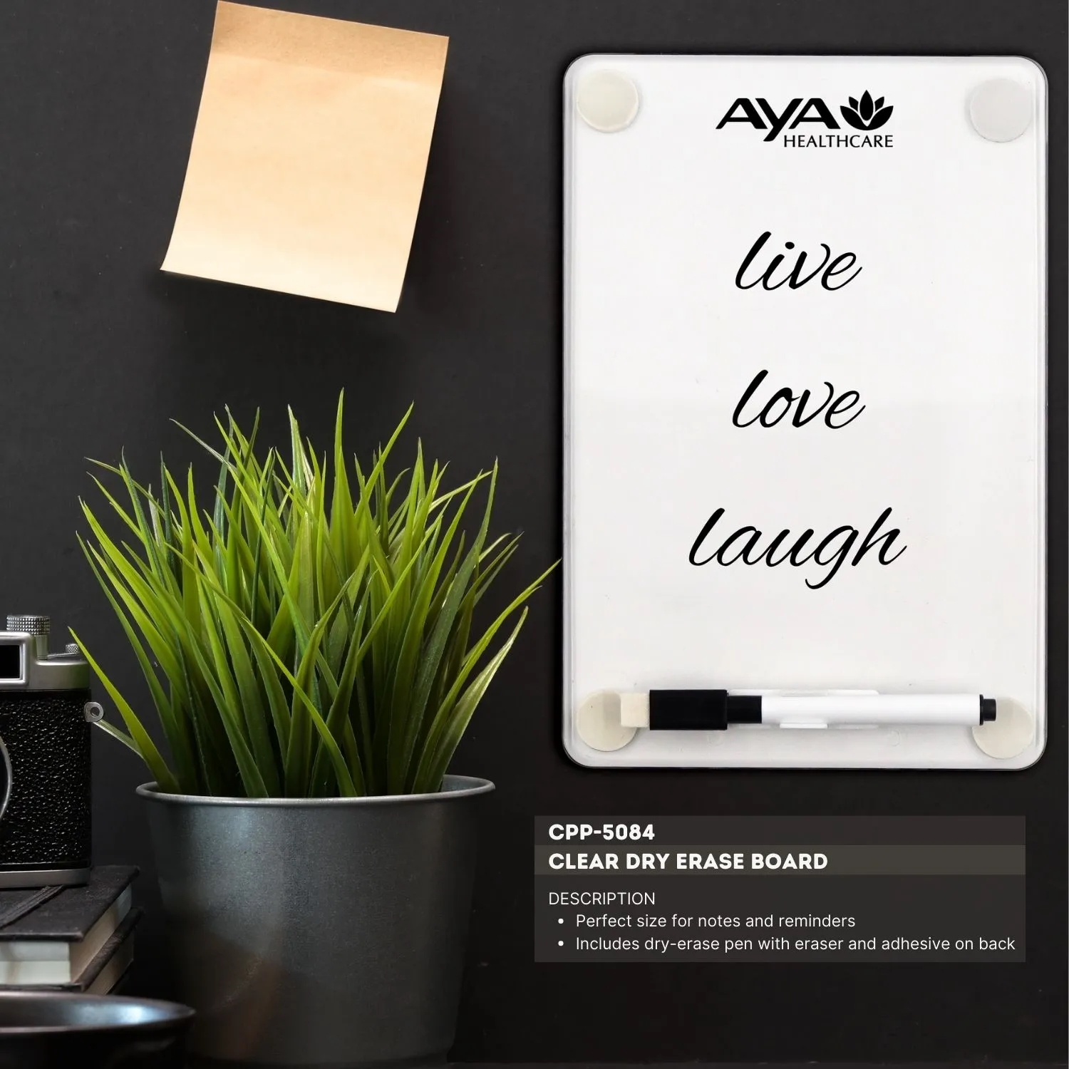 CLEAR DRY ERASE BOARD 3