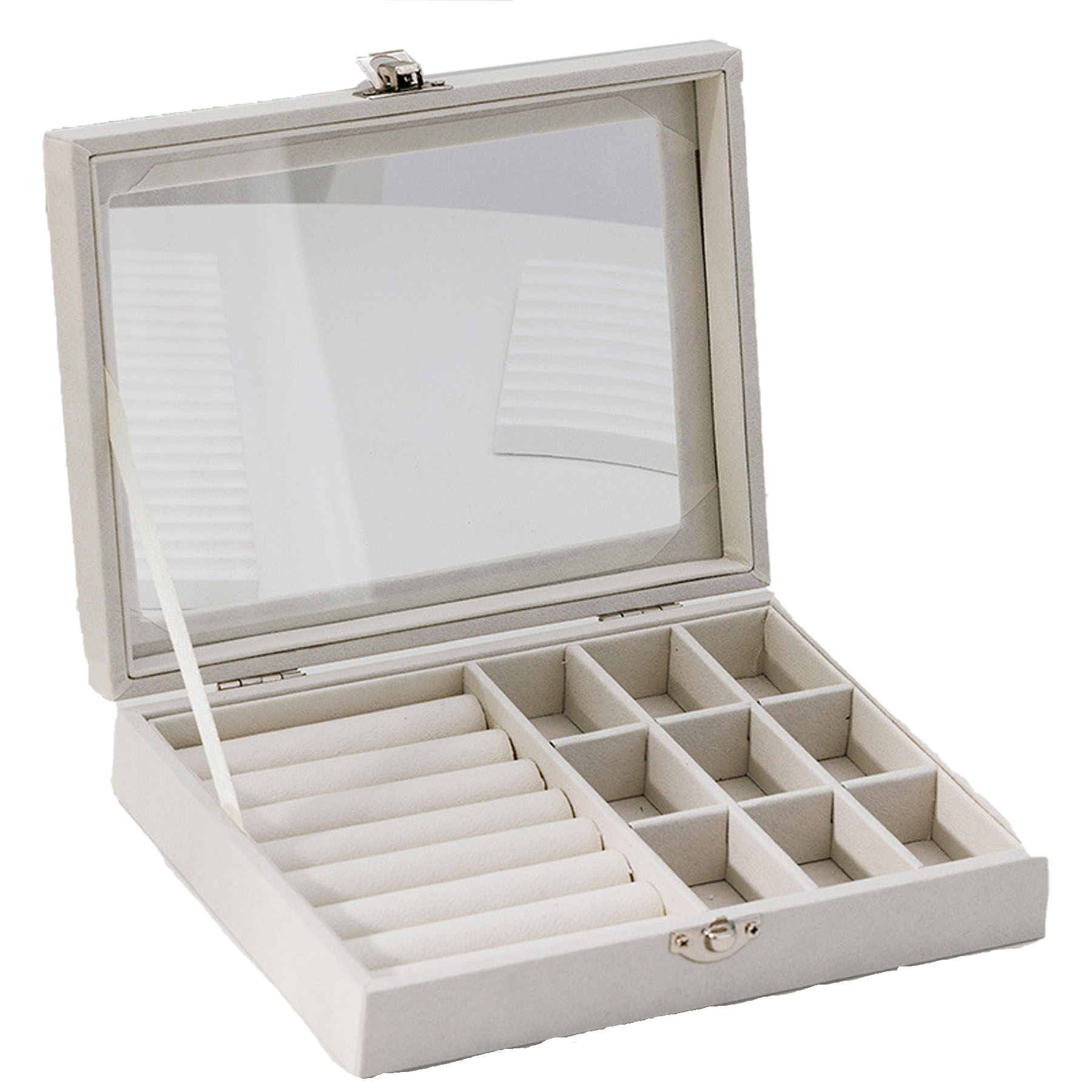 Large Capacity Single-Layer Jewelry Storage Box 2