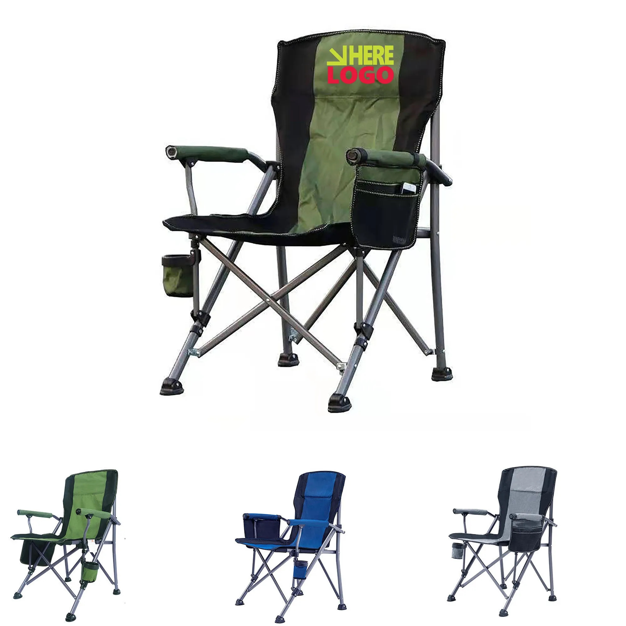 Camping Stainless Steel Outdoor Collapsible Chair 2