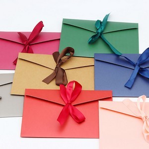 Ribbon Design Pearl Paper Envelope 9