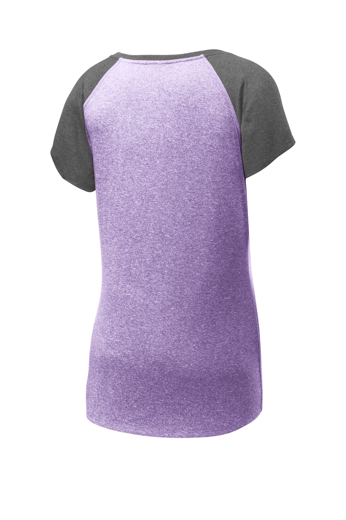 Sport-Tek Women's Heather-On-Heather Contender Scoop Neck Tee. LST362 3