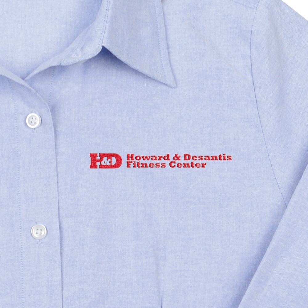 WOMEN'S LONG SLEEVE OXFORD SHIRT 13