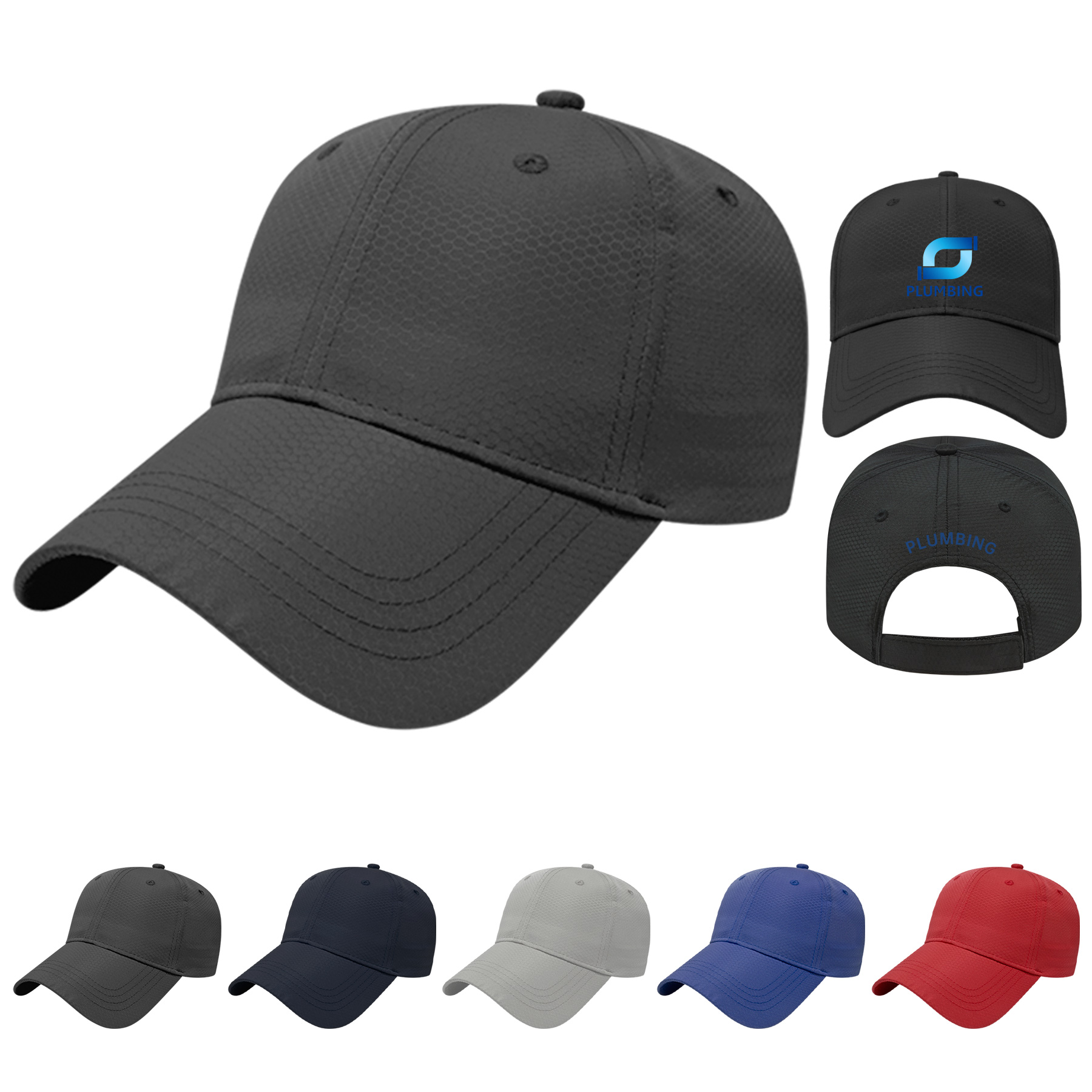 Quick-dry Lightweight Polyester Performance Cap 2