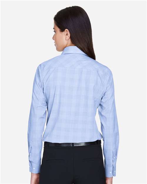 Women's Crown Collection® Glen Plaid Woven Dress Shirt - DG520W 10