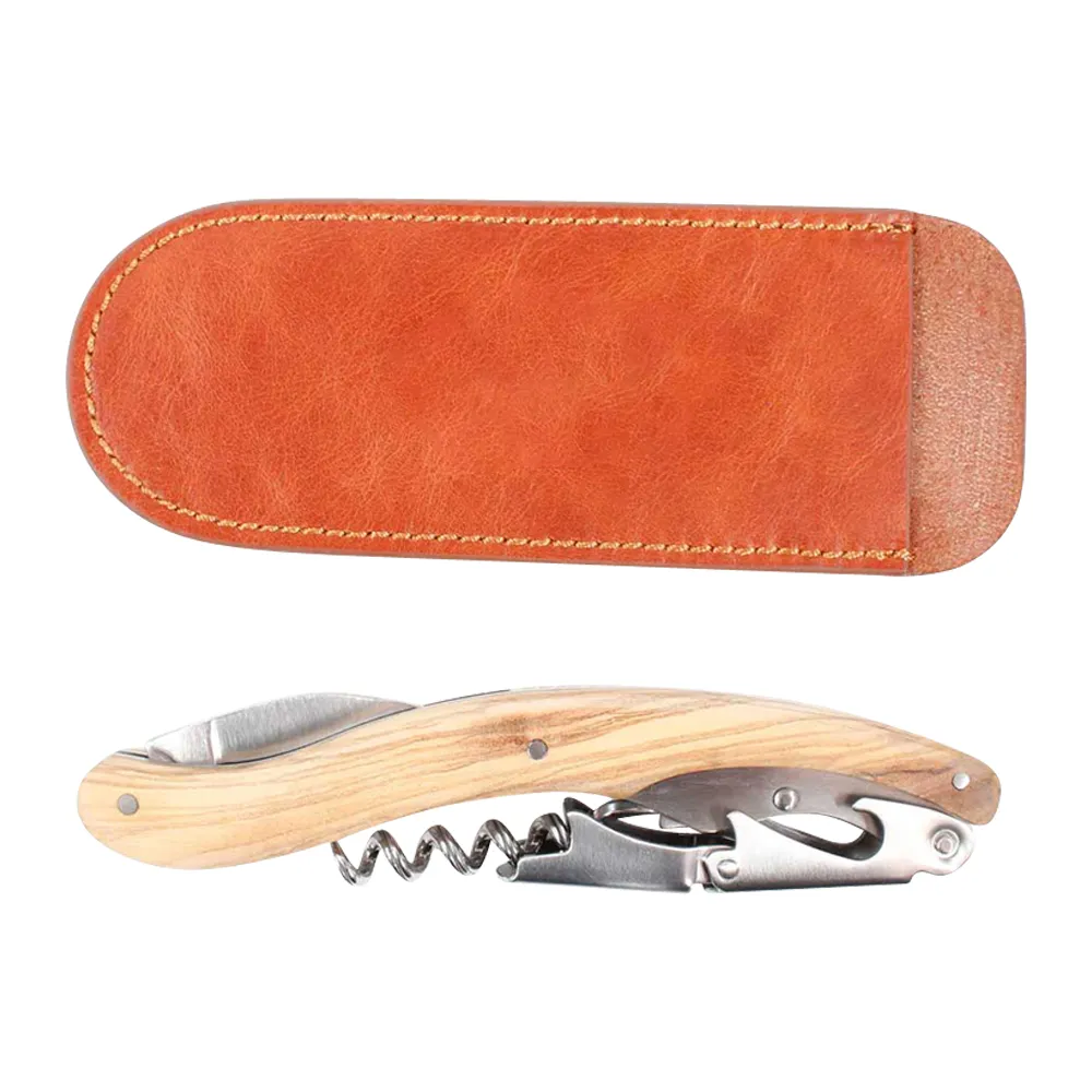 Leather Corkscrew Gift Sleeve 4
