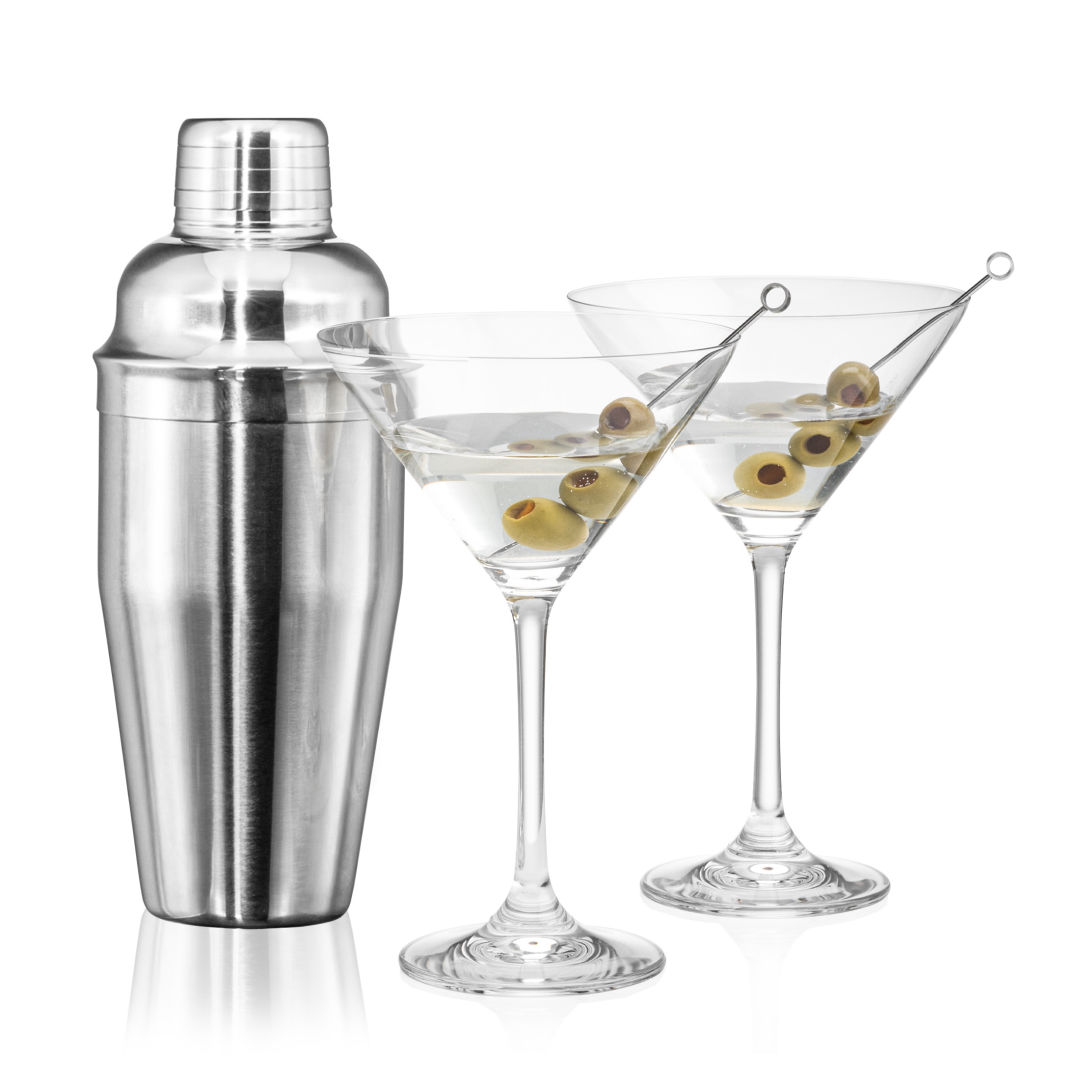 Connoisseur Shaker & Burlington Martini Set 7