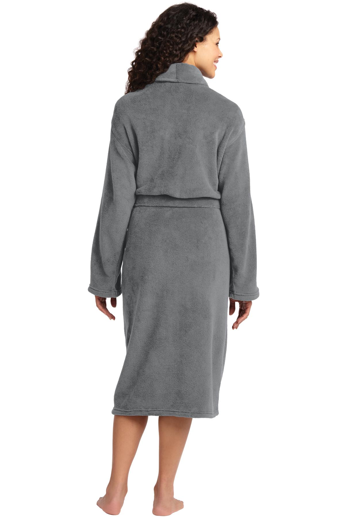 Plush Microfleece Shawl Collar Robe