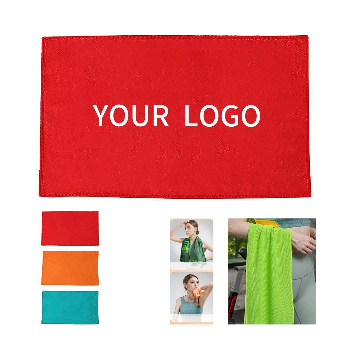 Durable Microfiber Rally Towel with Logo Printing 1