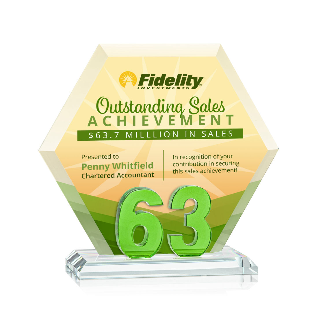 Riviera Milestone VividPrint™ Award - Green 12