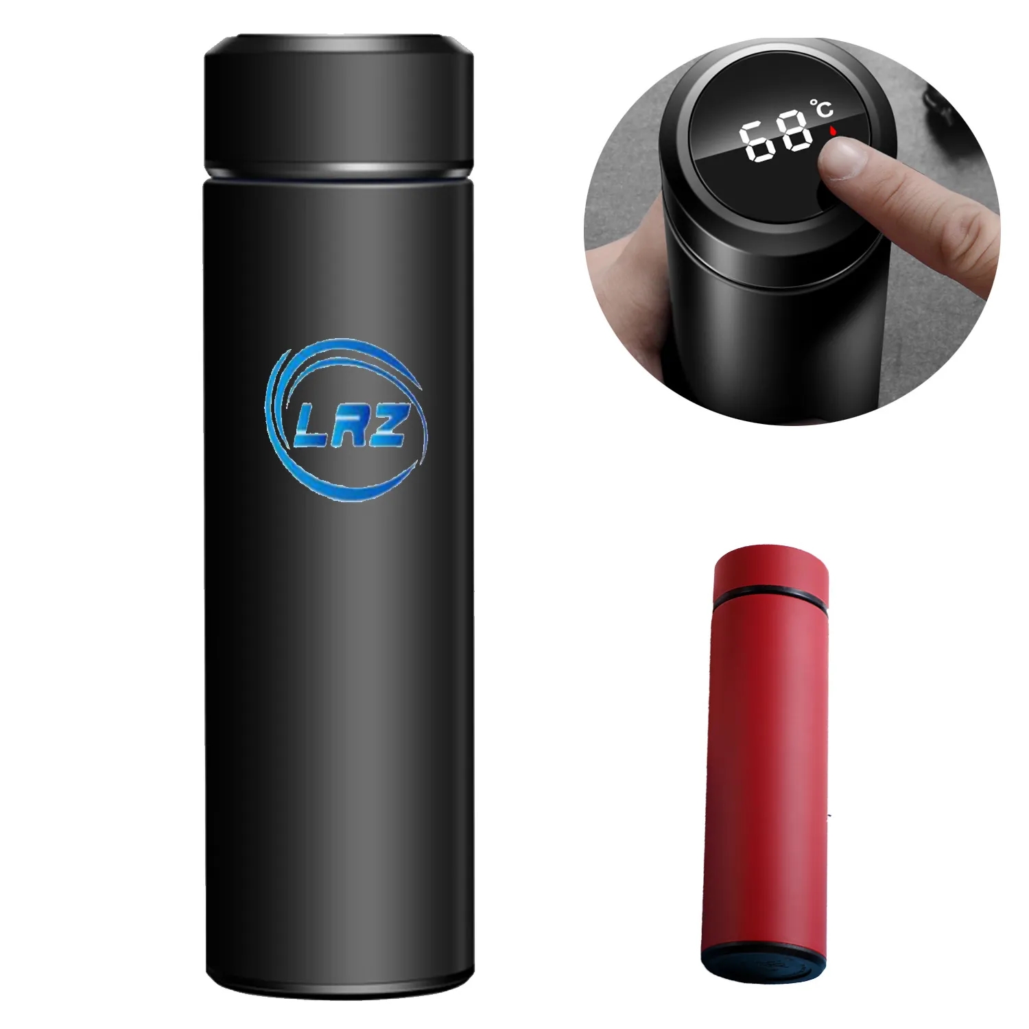 Water Bottle with LED Temperature Display 5