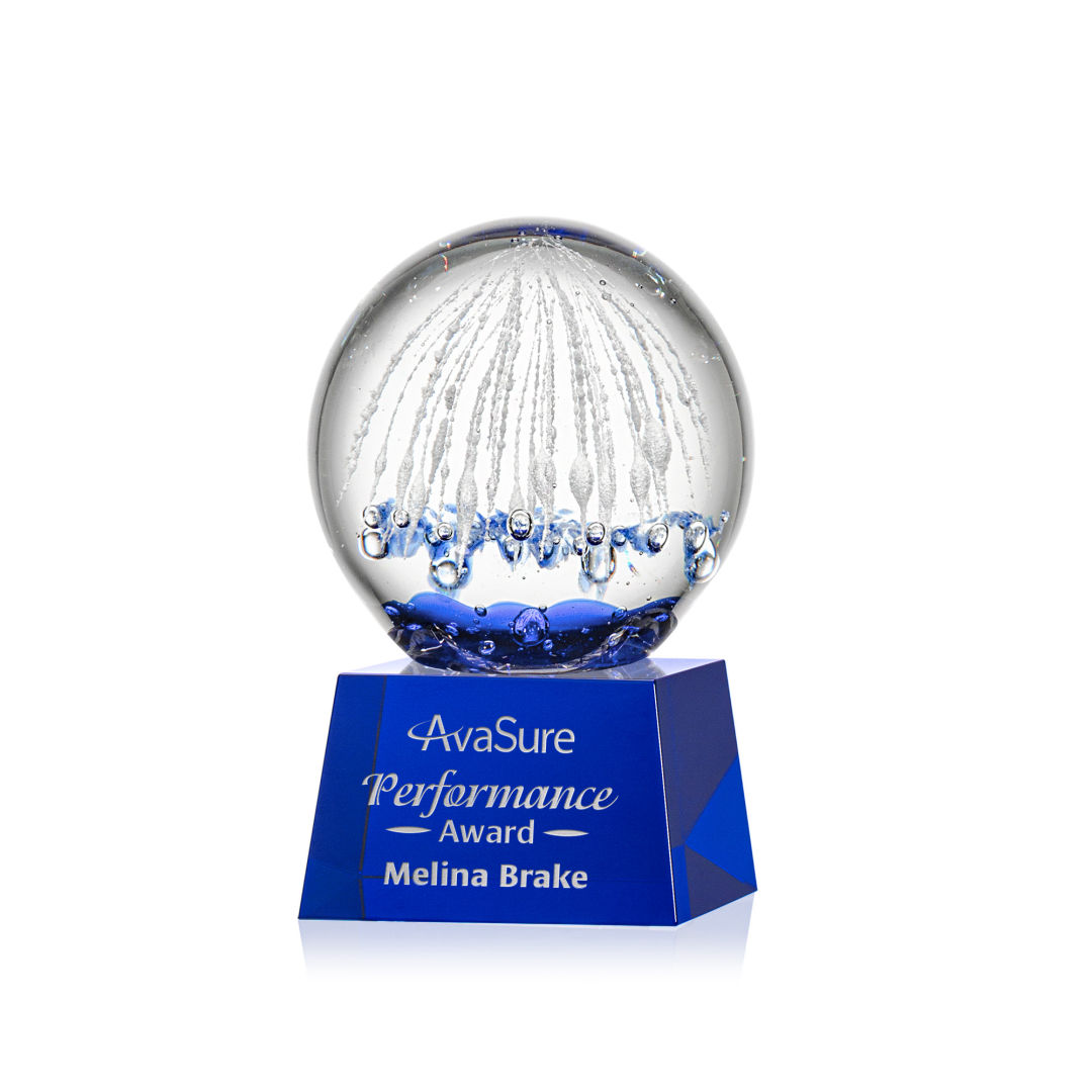 Starburst Award on Robson Base - Blue 7