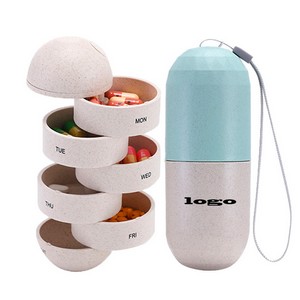 Rotating Weekly Pill Case 19