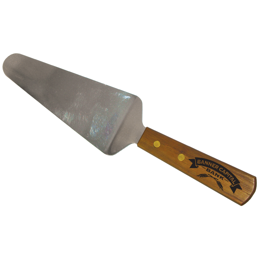 Wood Handle Dessert Server