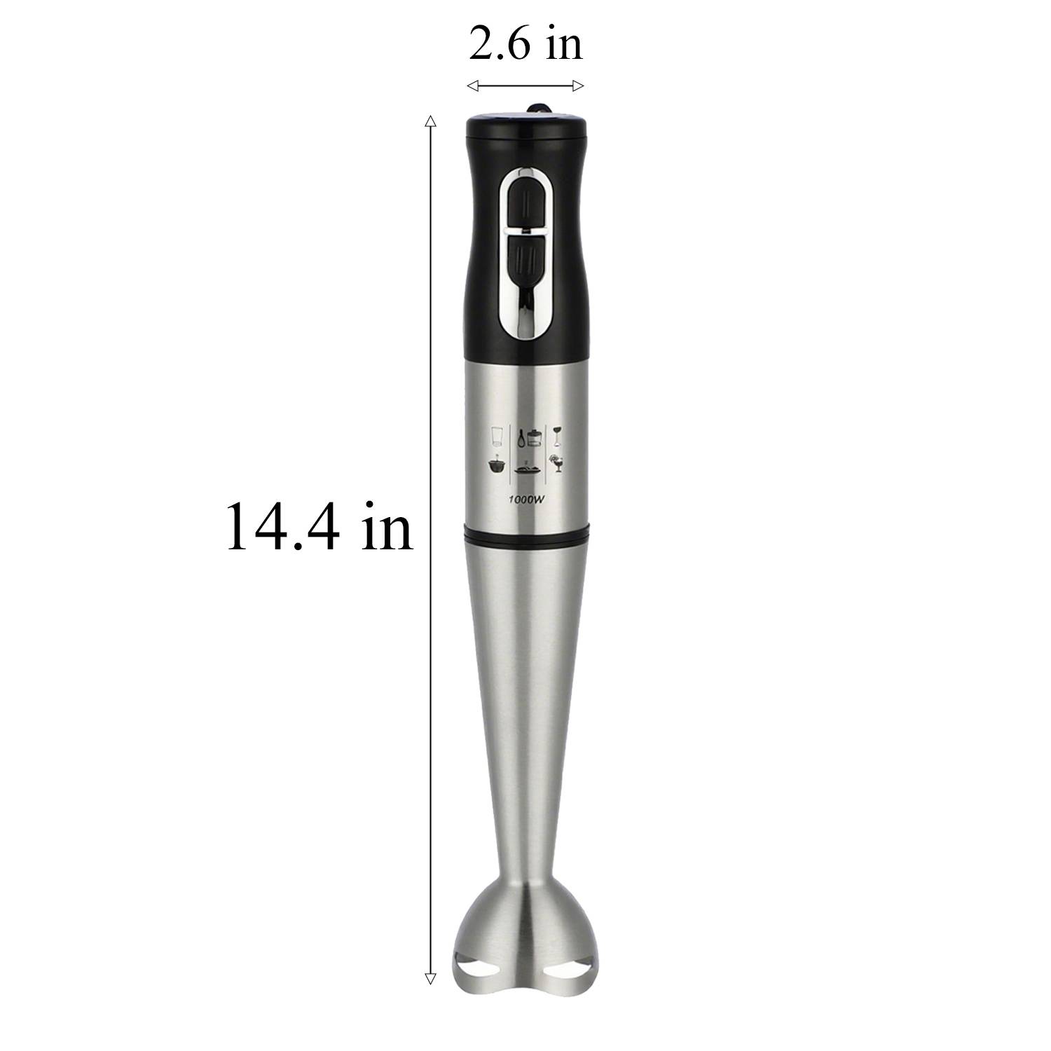 2-Speed Handheld Electric Mixer Blender 4