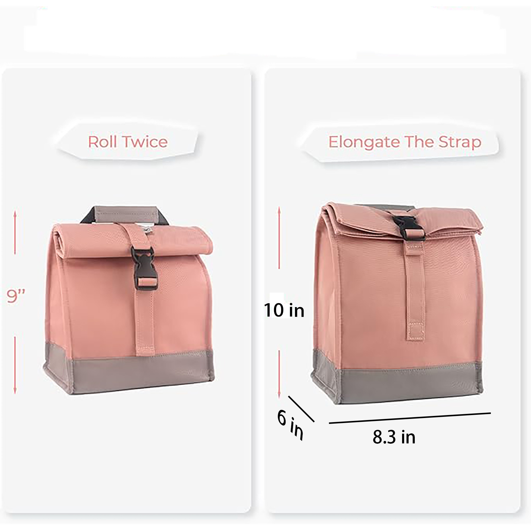 Insulated Lunch Bag Roll 6