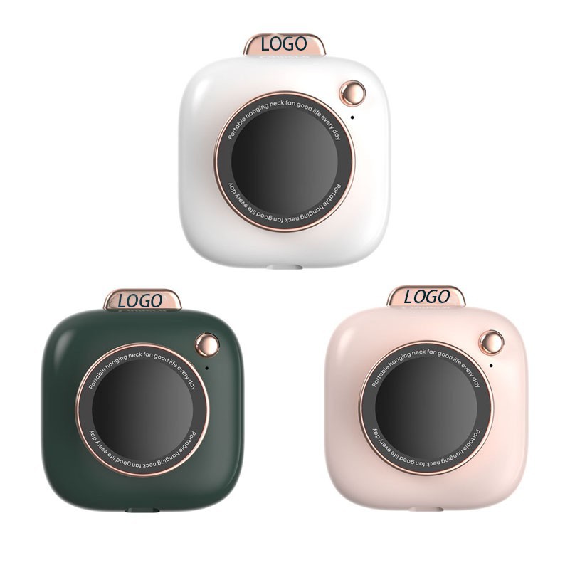 Camera Shape Misting Hanging Neck Fan 4