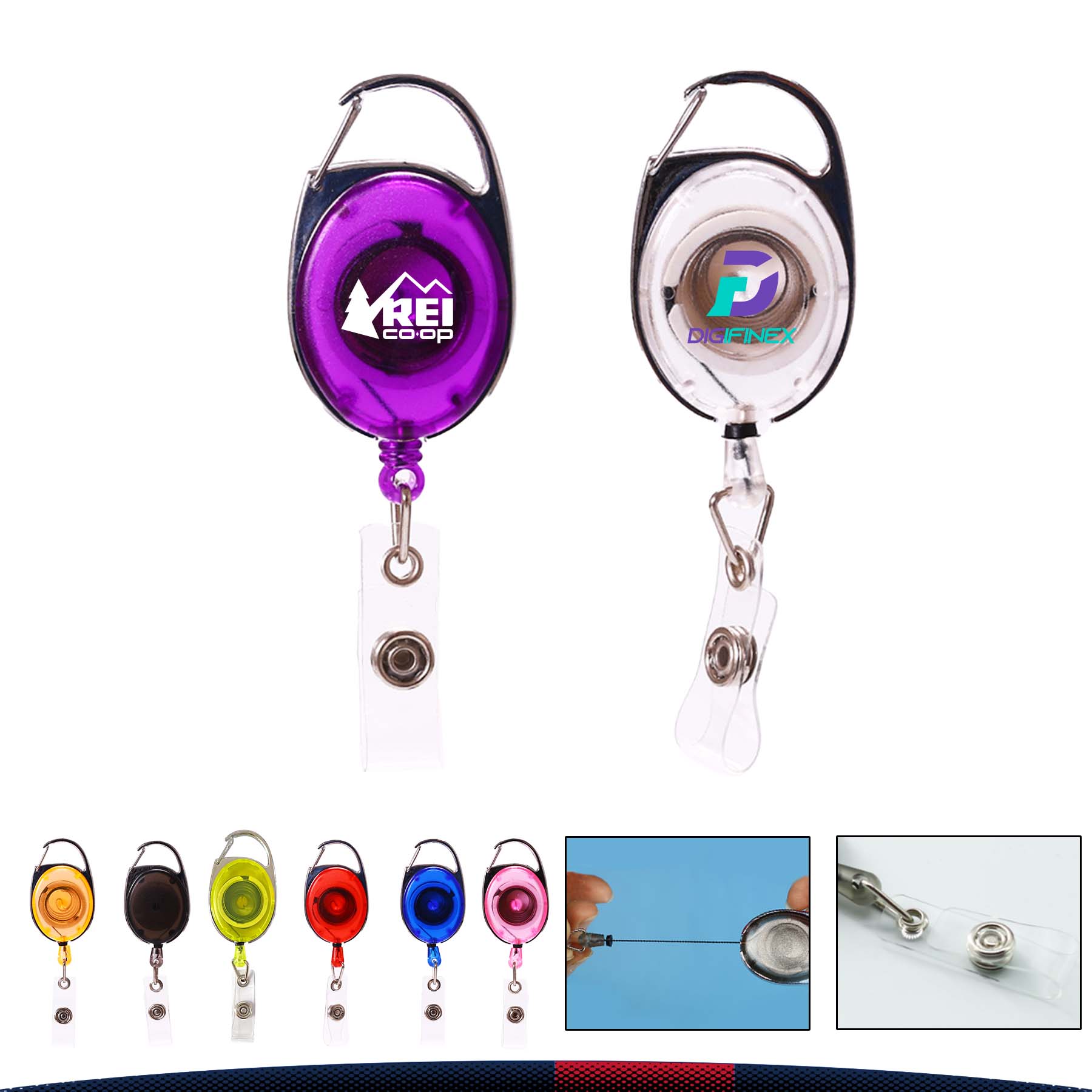 Metal Badge Holder Reel 6