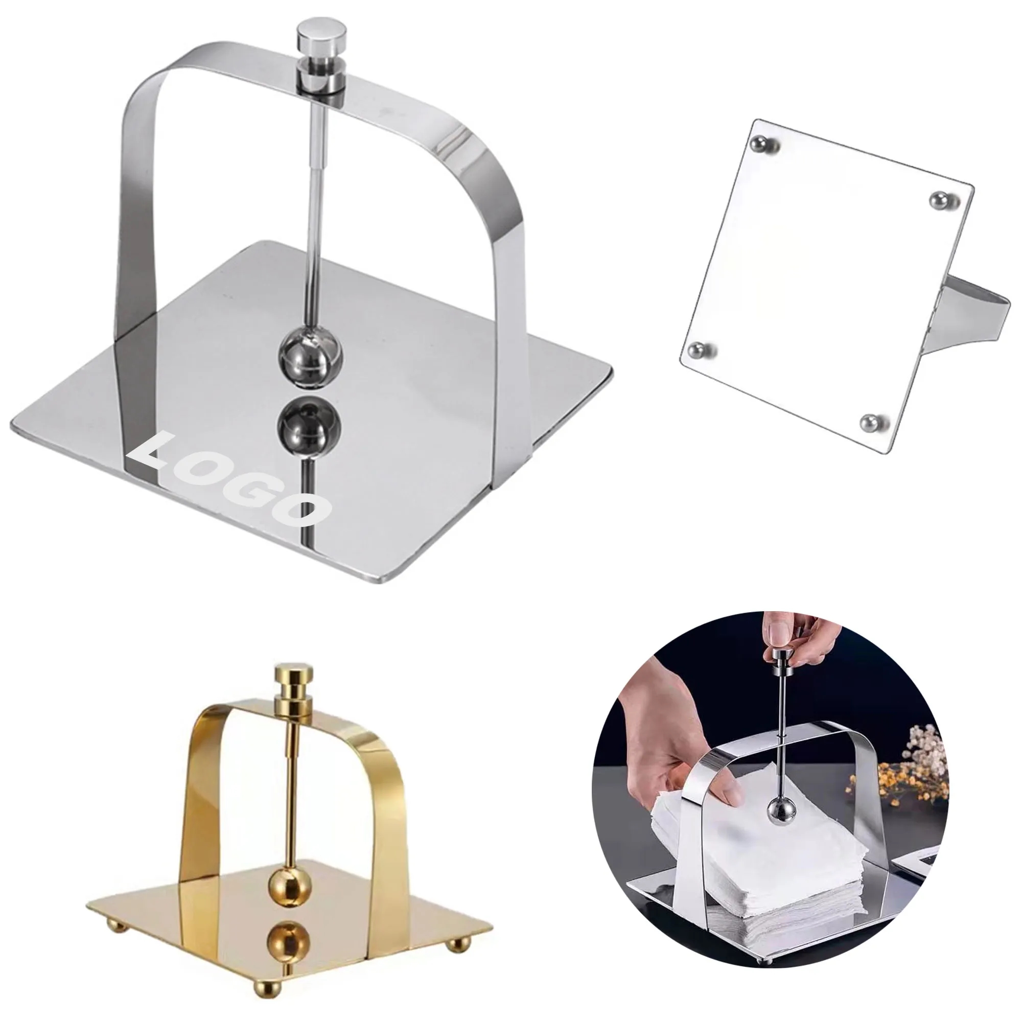 Stainless Steel Napkin Holder 2