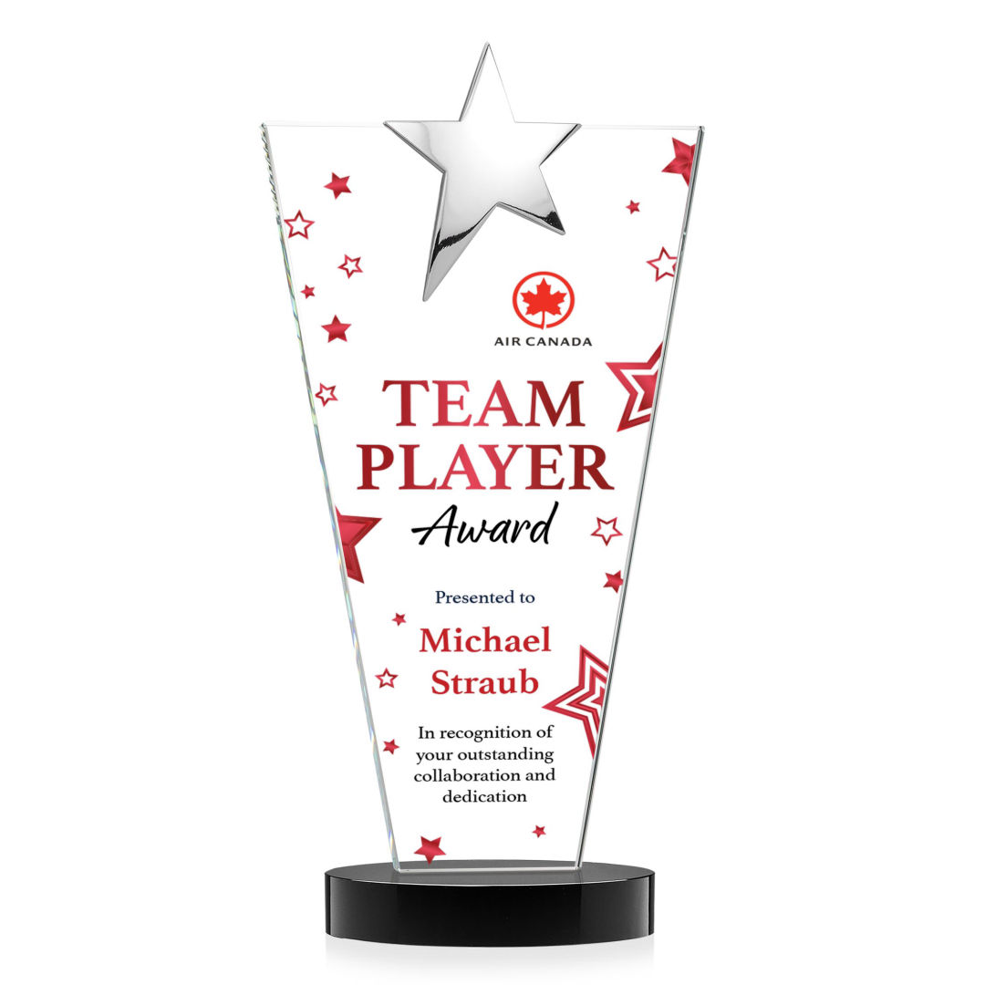 Mantella Chrome Star VividPrint™ Award - Black 9