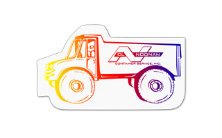 Dump Truck Vinyl Jar Opener 74