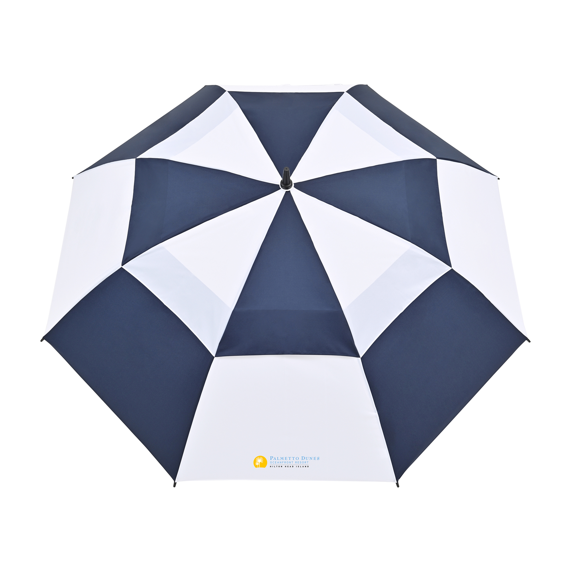 Elements 60" Recycled rPET Auto Open Dual Canopy Golf Umbrella 31