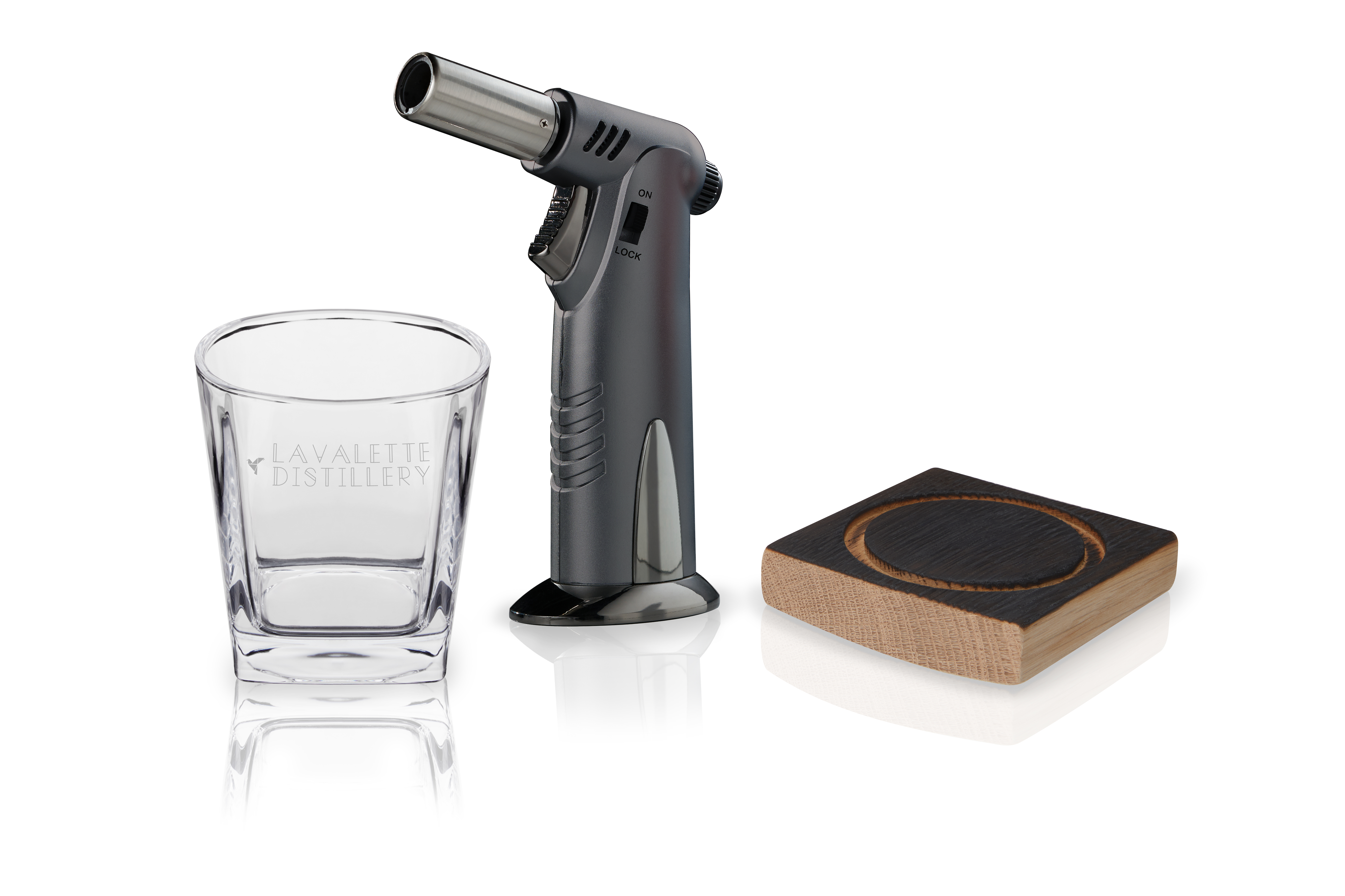 Viski® Alchemi Barrel Board Smoking Set