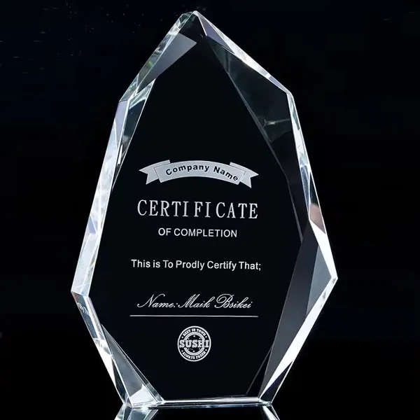 Faceted Crystal Asymia Peak Award 2