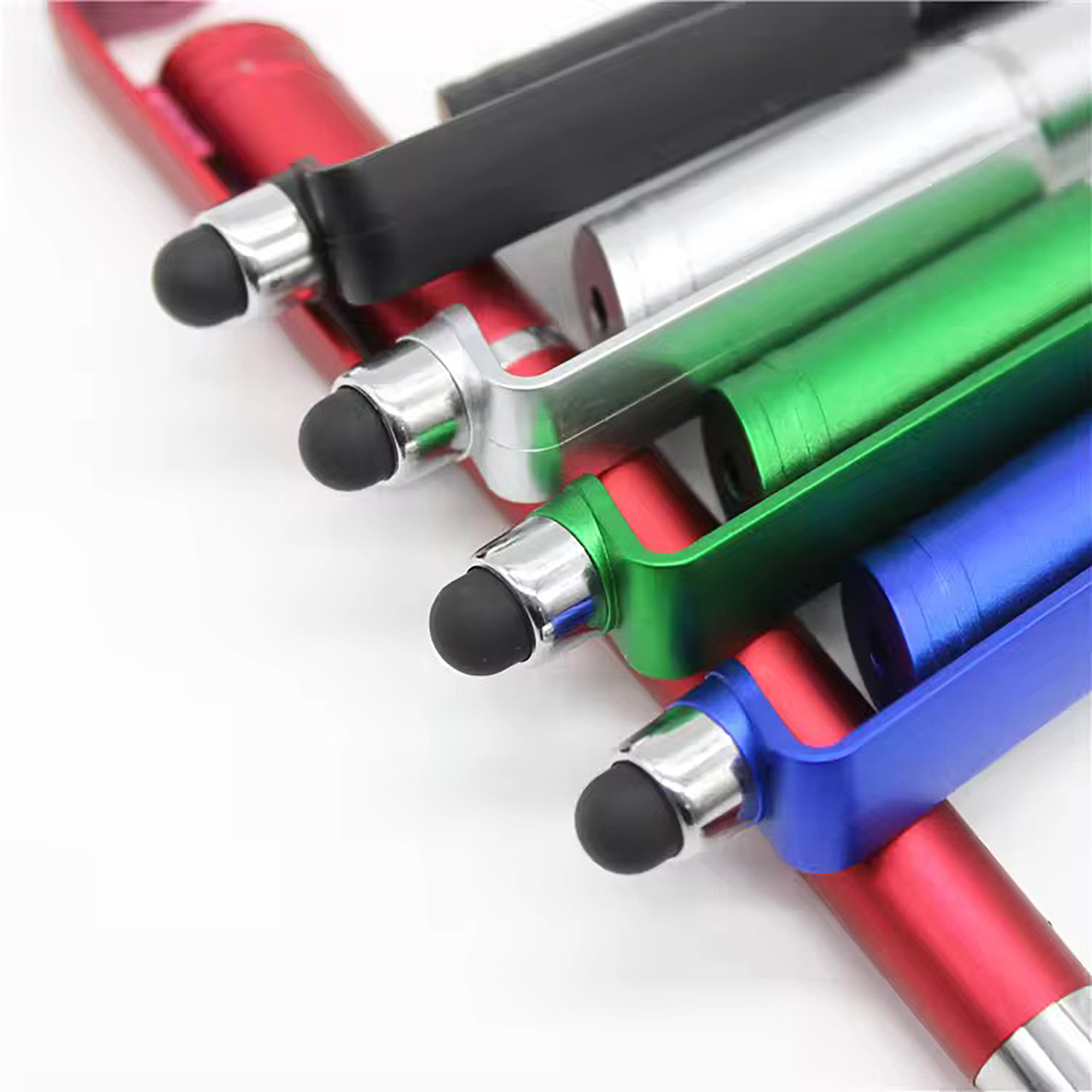 Multi Function Ball Stylus Screen Pen Mobile Holder 3 In 1 With Custom Logo Ballpoint Pen 5