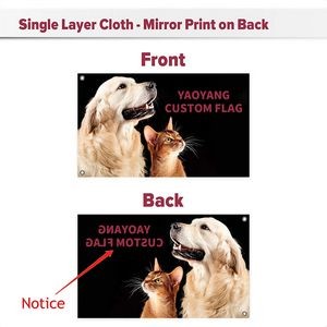3' x 5' Nylon Flag Single-Sided 3