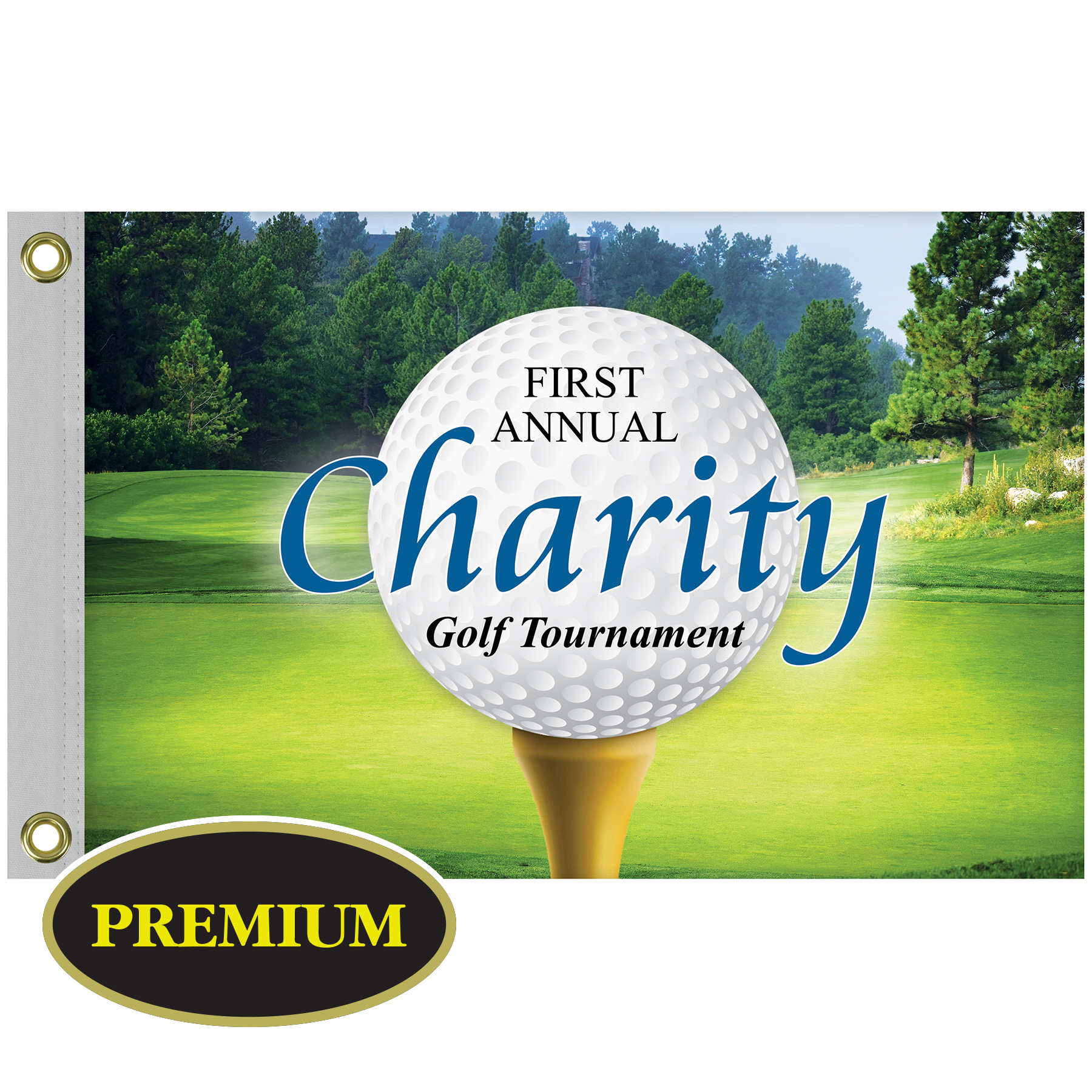 16" x 24" Digitally Printed Single Reverse Knitted Polyester Flags 9