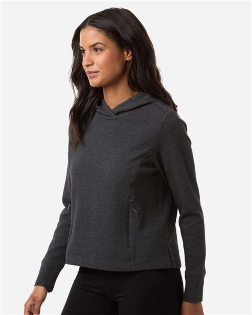 Women's Spirit Textured Hooded Pullover - NE729W 7