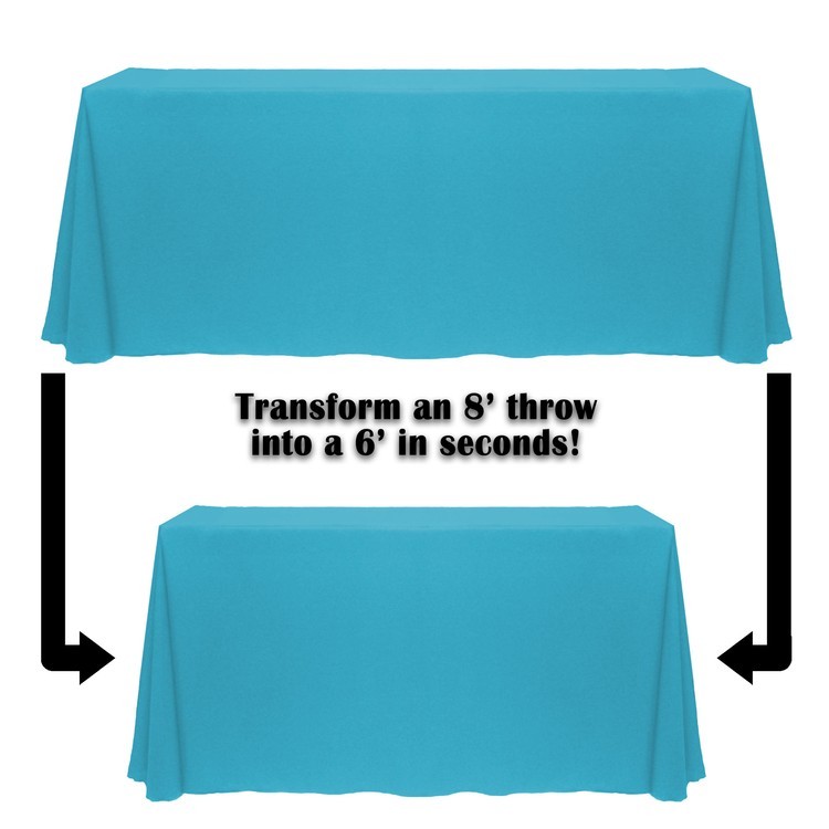 Non-Printed 6'/8' Convertible Table Throw 60
