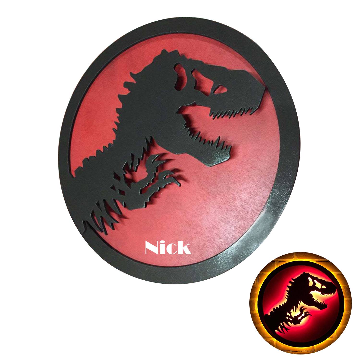 Dinosaur Lighted Wall Sconce 5