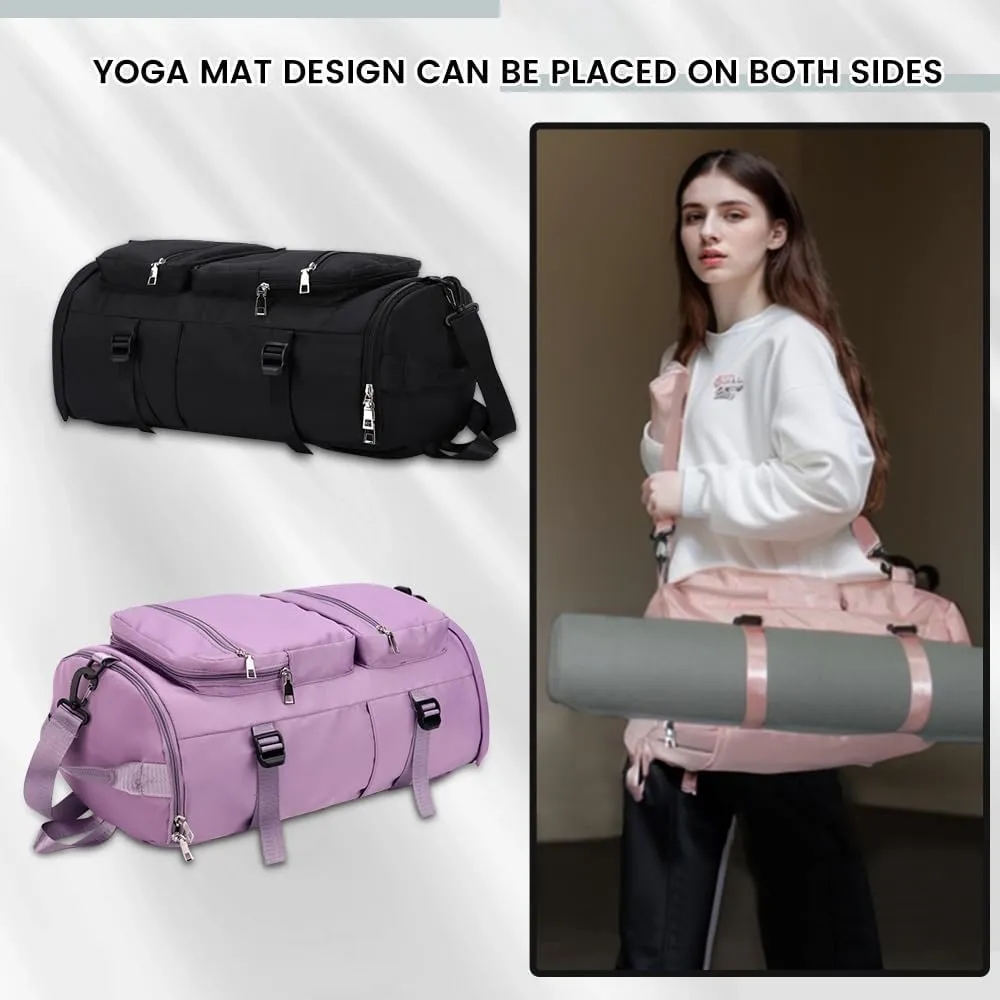 Waterproof Dry Wet Separation Nylon Duffel Backpack 3