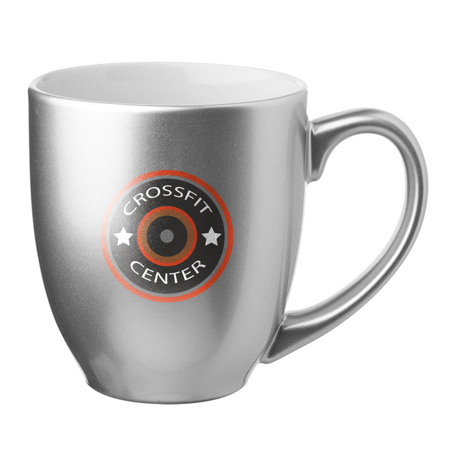 16 oz. Metallic Bistro Coffee Mugs 1