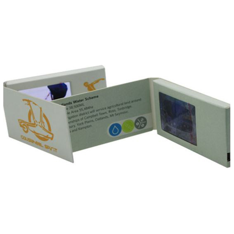 VidU 2.4" Compact Size Video Brochure With Full Color Printing - Custom Video Business Card 2