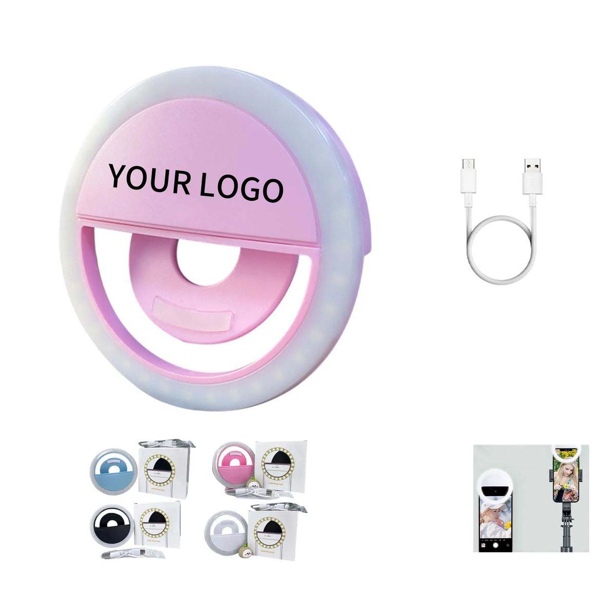 Clip On LED Selfie Light for Travel and Daily Use 3