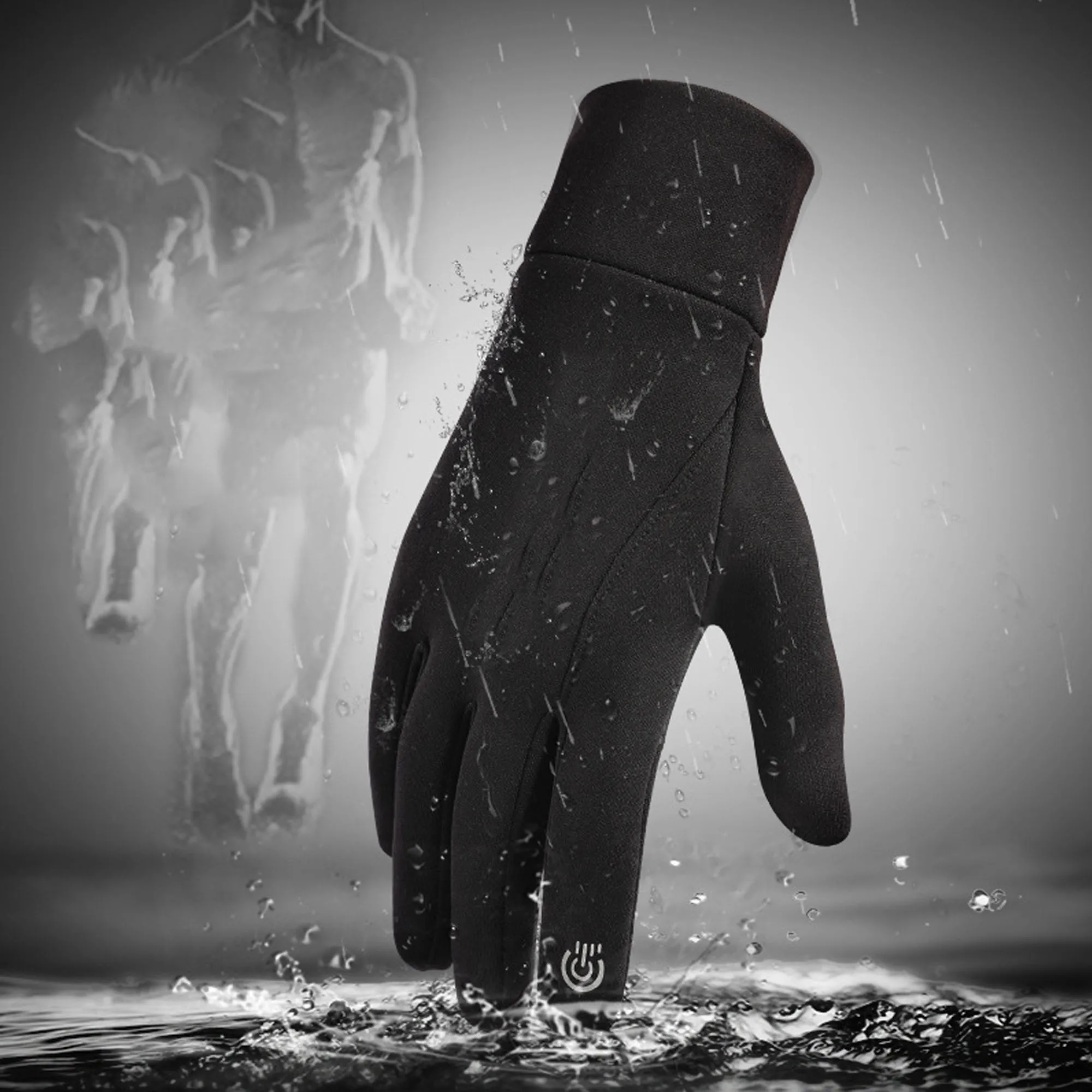 Winter Cycling Outdoor Windproof Sports Gloves 3