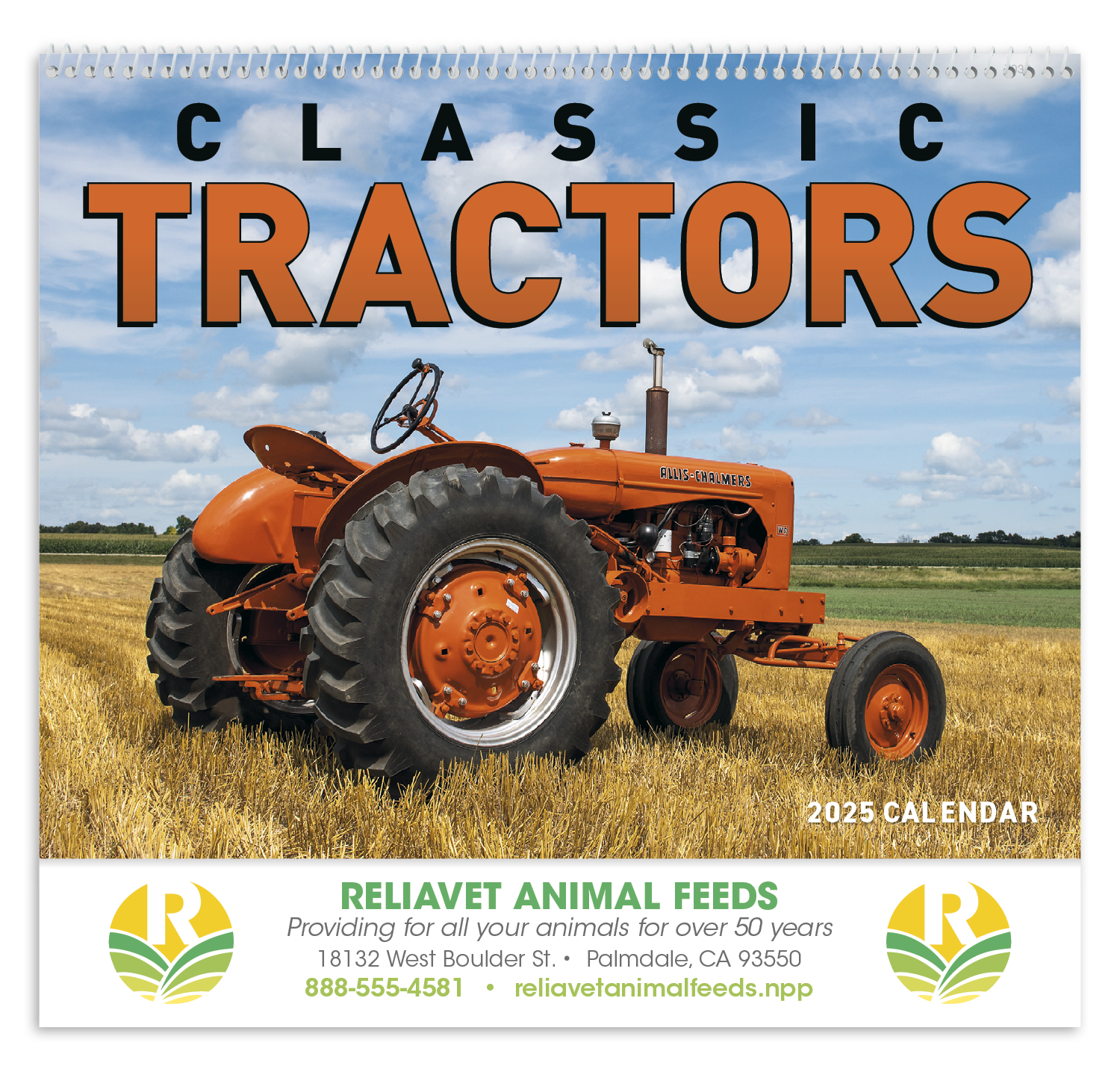 Good Value™ Classic Tractor - Spiral Calendar 1