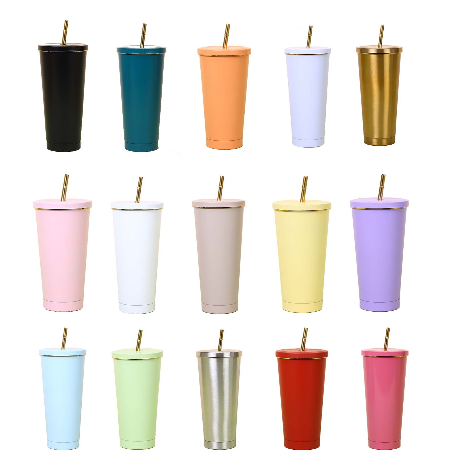 25 Oz Stainless Steel Insulated Straw Cup 3