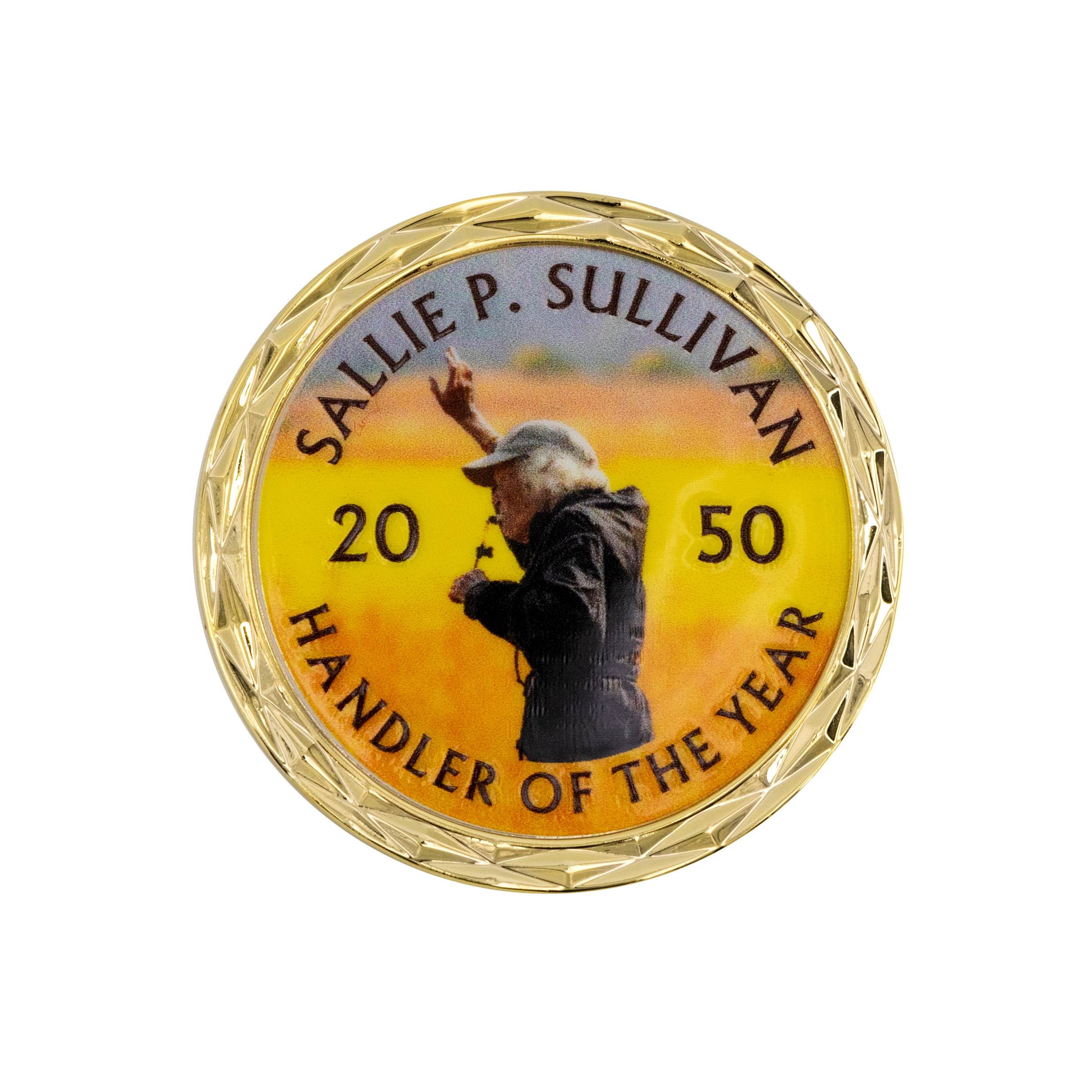 2" Speed Challenge Coin Diamond Border w/ 3D Texture Print 15