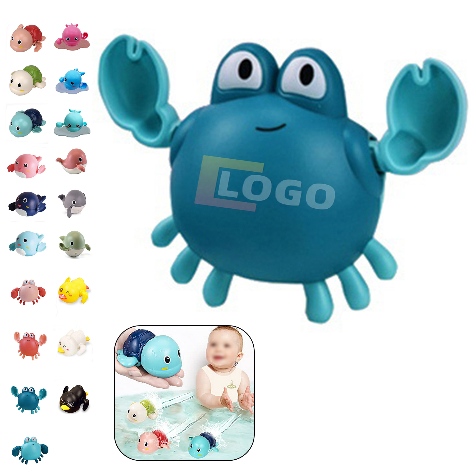 Baby's Swimming Bathing Turtle Toy 1