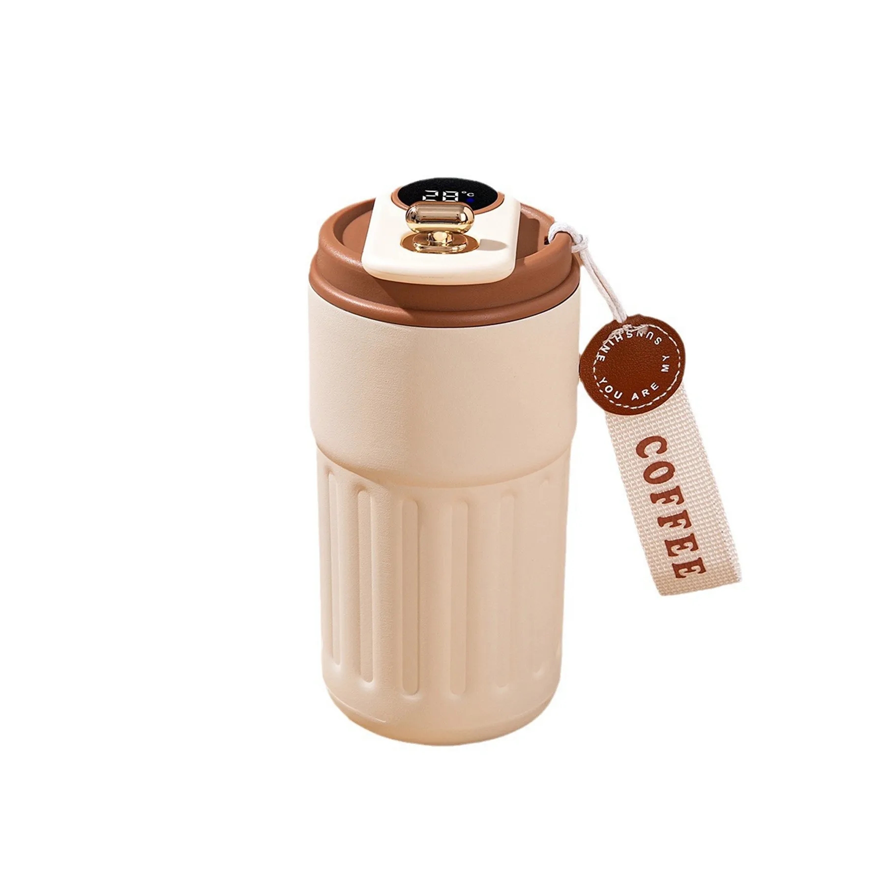 15 Oz. Smart Temperature Display Coffee Mug with Rope 18
