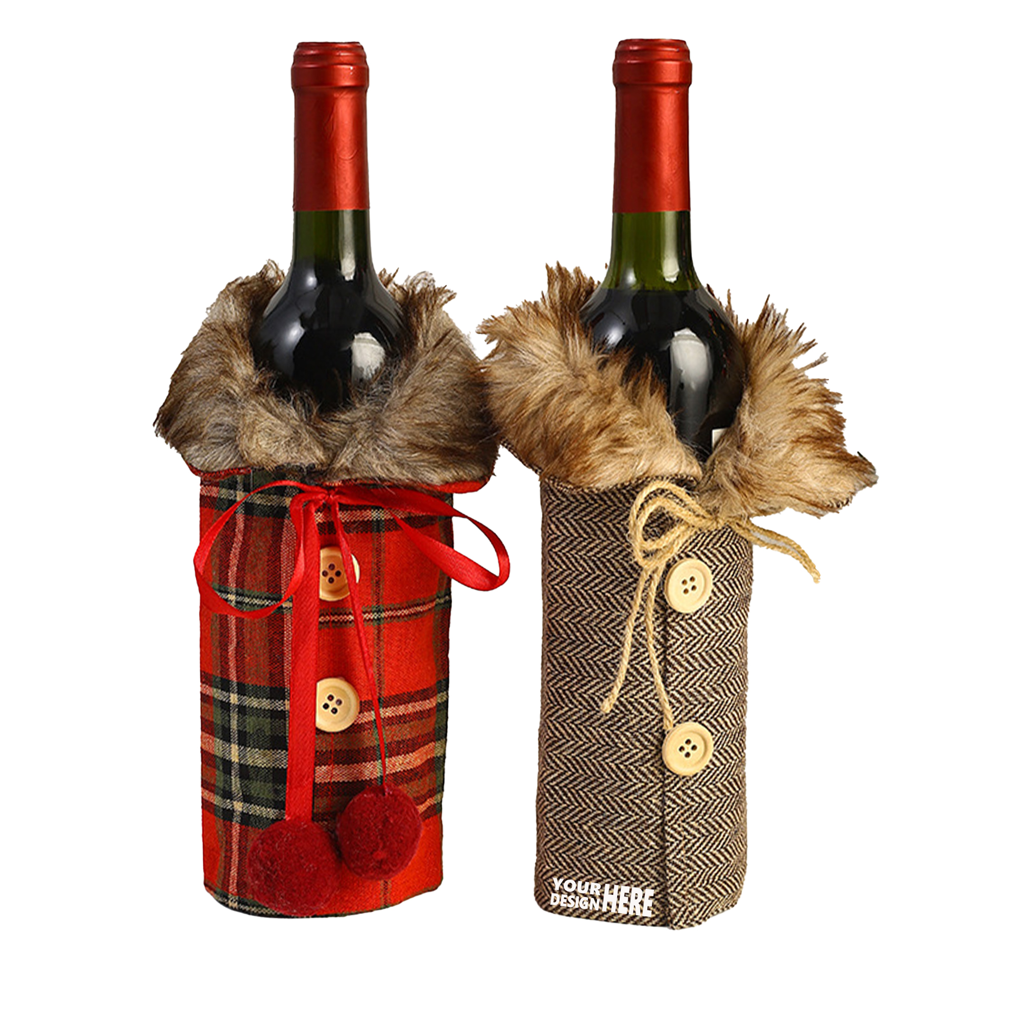 Christmas Decorative Wine Bottle Cover 1