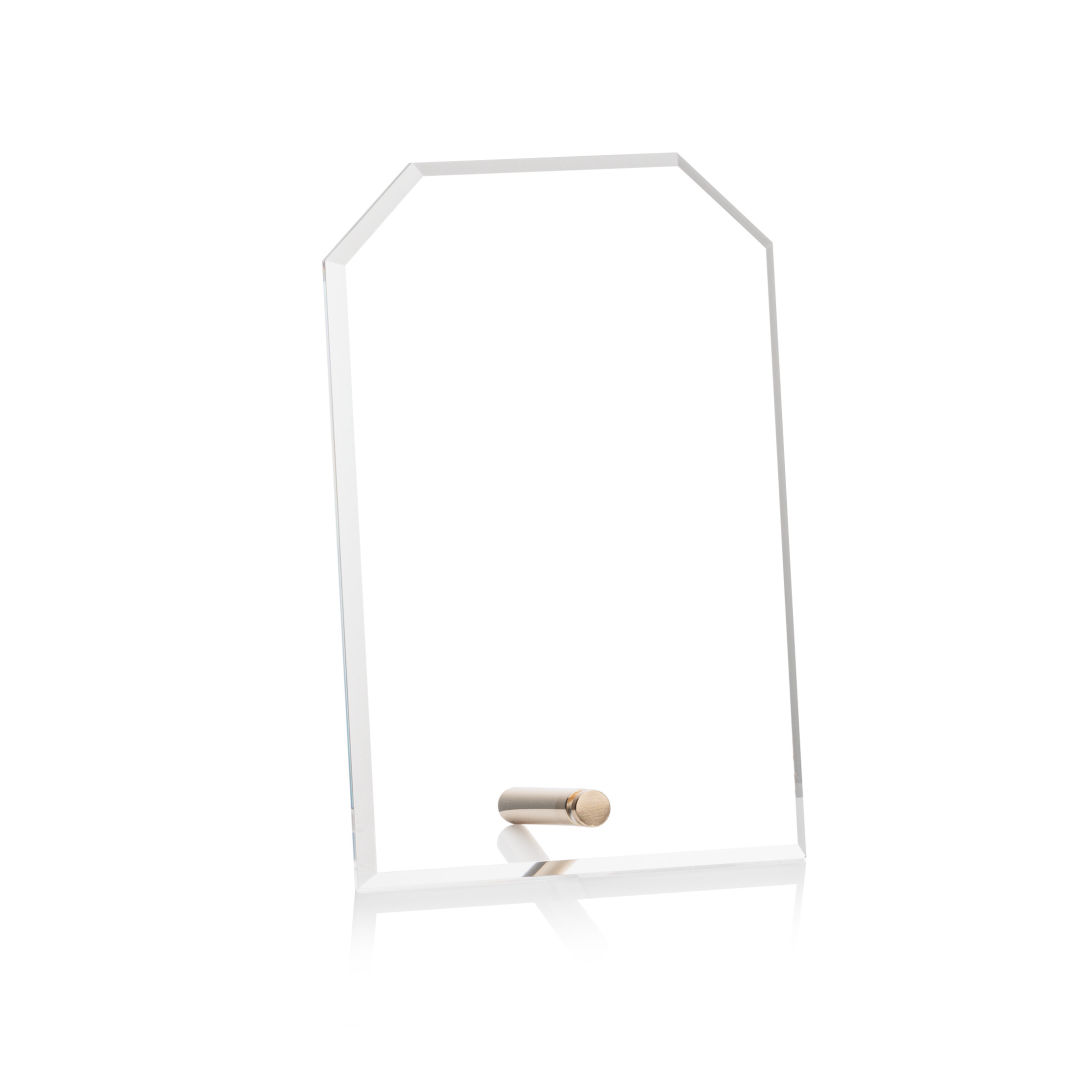 Polaris Clipped Rectangle VividPrint™ Award - Gold 7