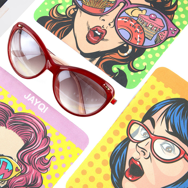 Sublimated Premium Quality Microfiber Cleaning Cloth for Eyeglasses 5