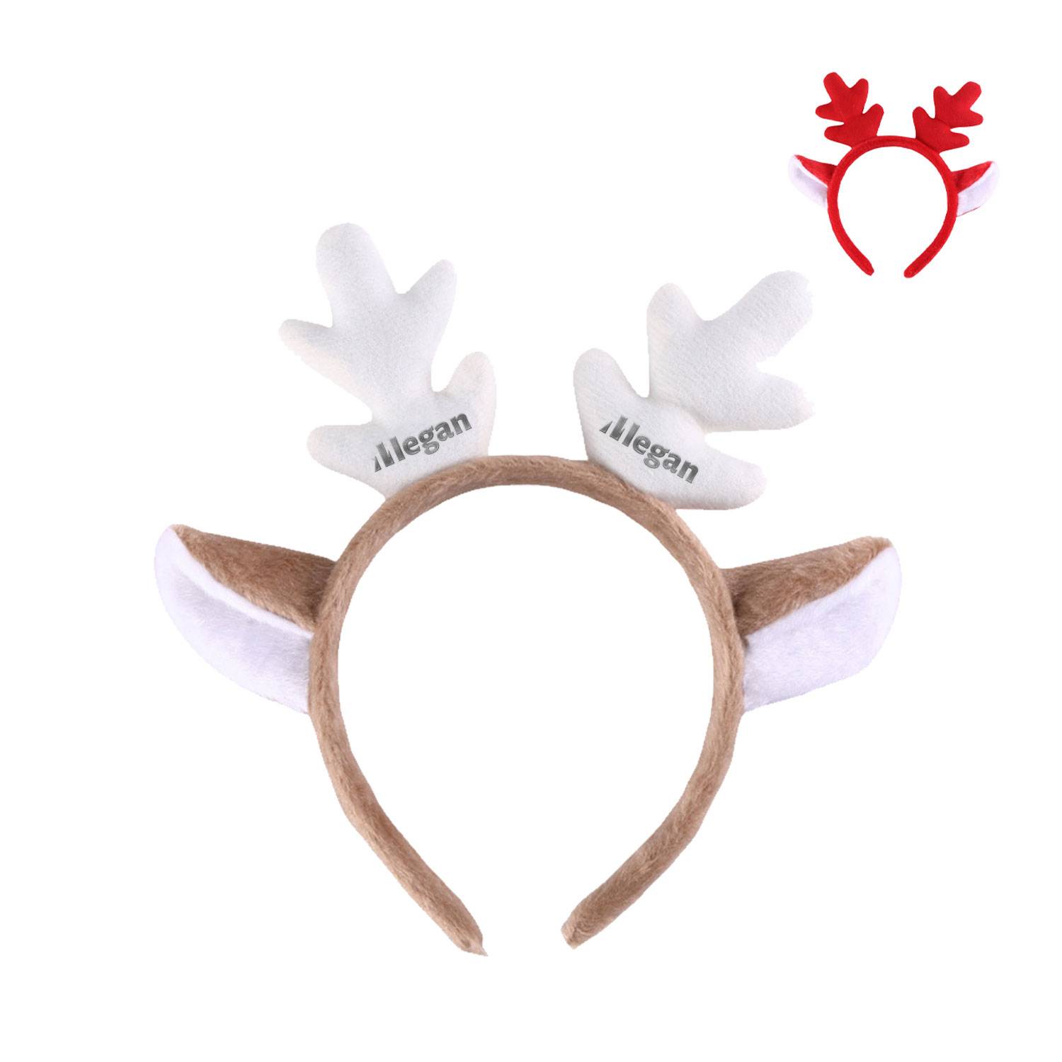 Christmas Simple And Cute Plush Reindeer Headband